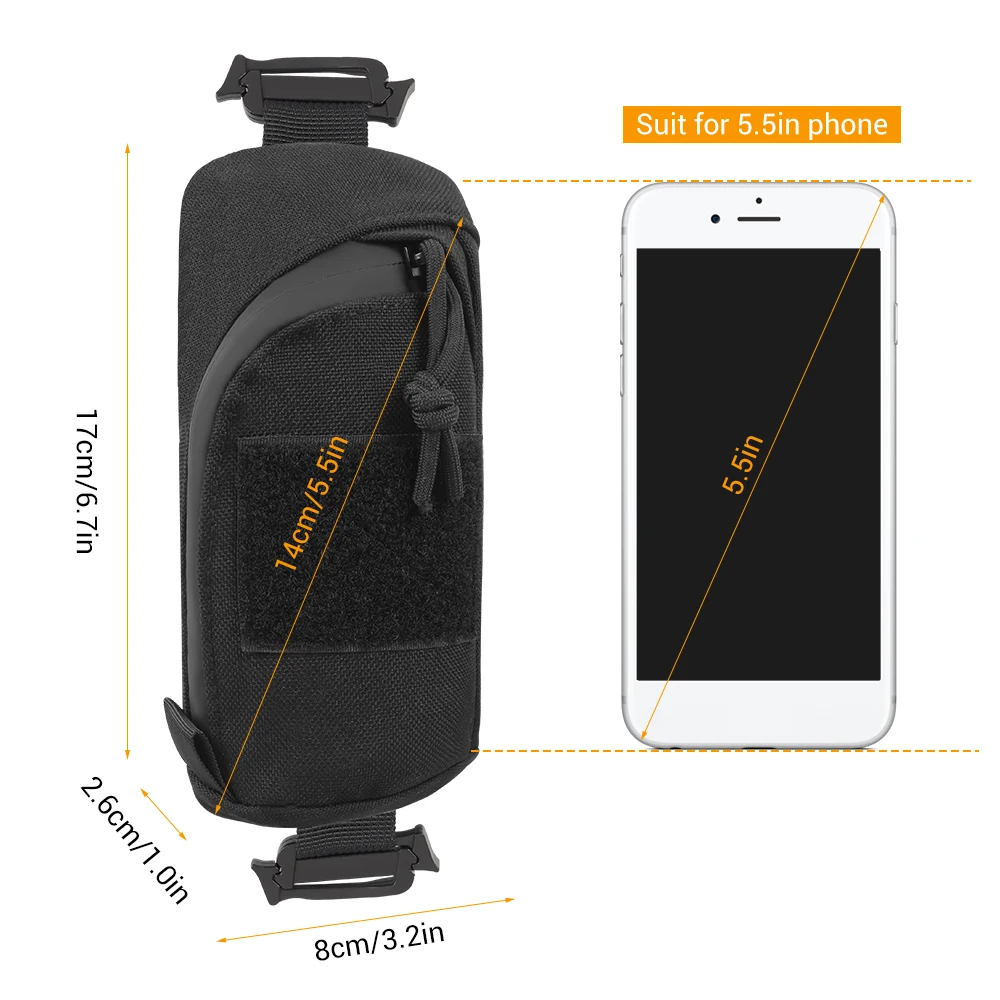 1000d tactical molle pouch edc tool bag outdoor mobile phone pouch utility bag vest pack purse military airsoft accessory bag free global shipping