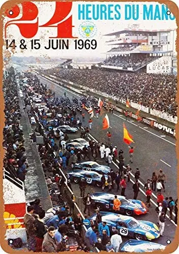 

24 Hours of Le Mans Vintage Metal Sign