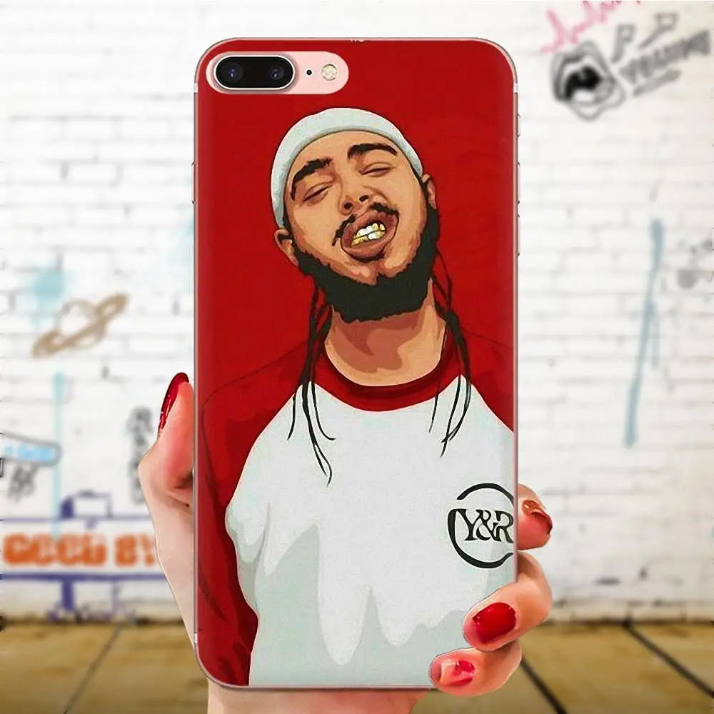 Post Malone для Galaxy Alpha Note 10 Pro A10 A20 A20E A30 A40 A50 A60 A70 A80 A90 M10 M20 M30 M40 Мягкий защитный чехол |