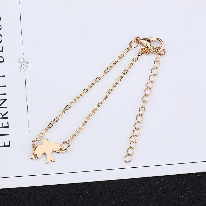 браслет Корейский модный стиль простые браслеты в форме голубя