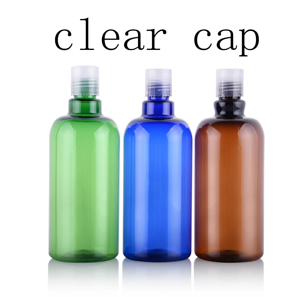 10 шт. пустая бутылка для шампуня диск верхнего Кепки Пластик большой агород ПЭТ геля и лосьона душа бутылки