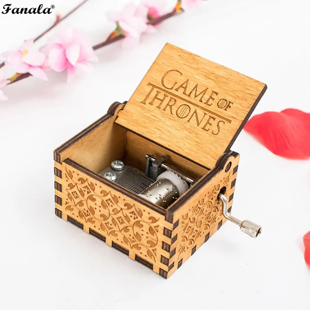 Антикварная резная деревянная музыкальная шкатулка с ручками песня из фильма