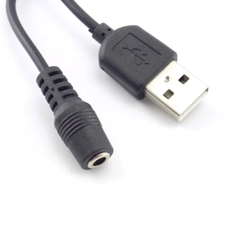 Штекер питания постоянного тока к штекеру USB A 3 5 мм x 1 35 Удлинительный кабель для