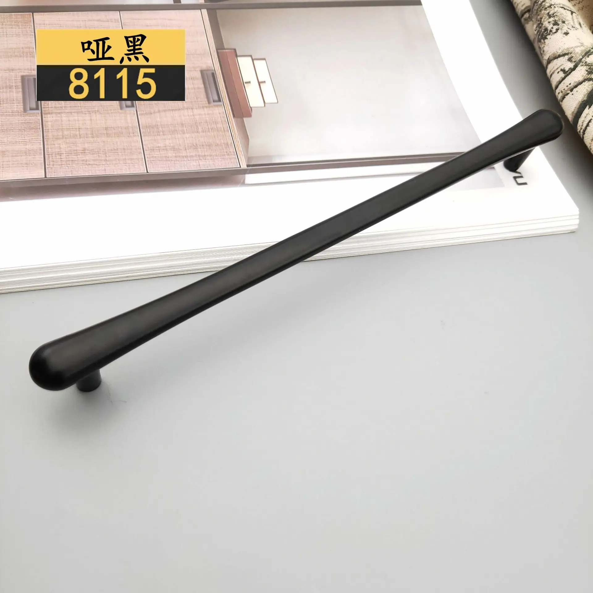 Ручки из цинкового сплава, современные Т-образные ручки для мебели, шкафа, комода, шкафа, ящика, фурнитура черного/золотого цвета