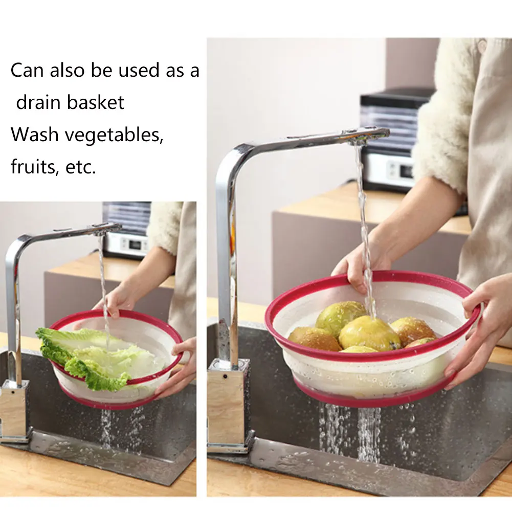 

Prevents Splatter Vented Home Dustproof Non Toxic For Food Sealing Bowl Collapsible Microwave Cover Vegetable Fresh Keeping