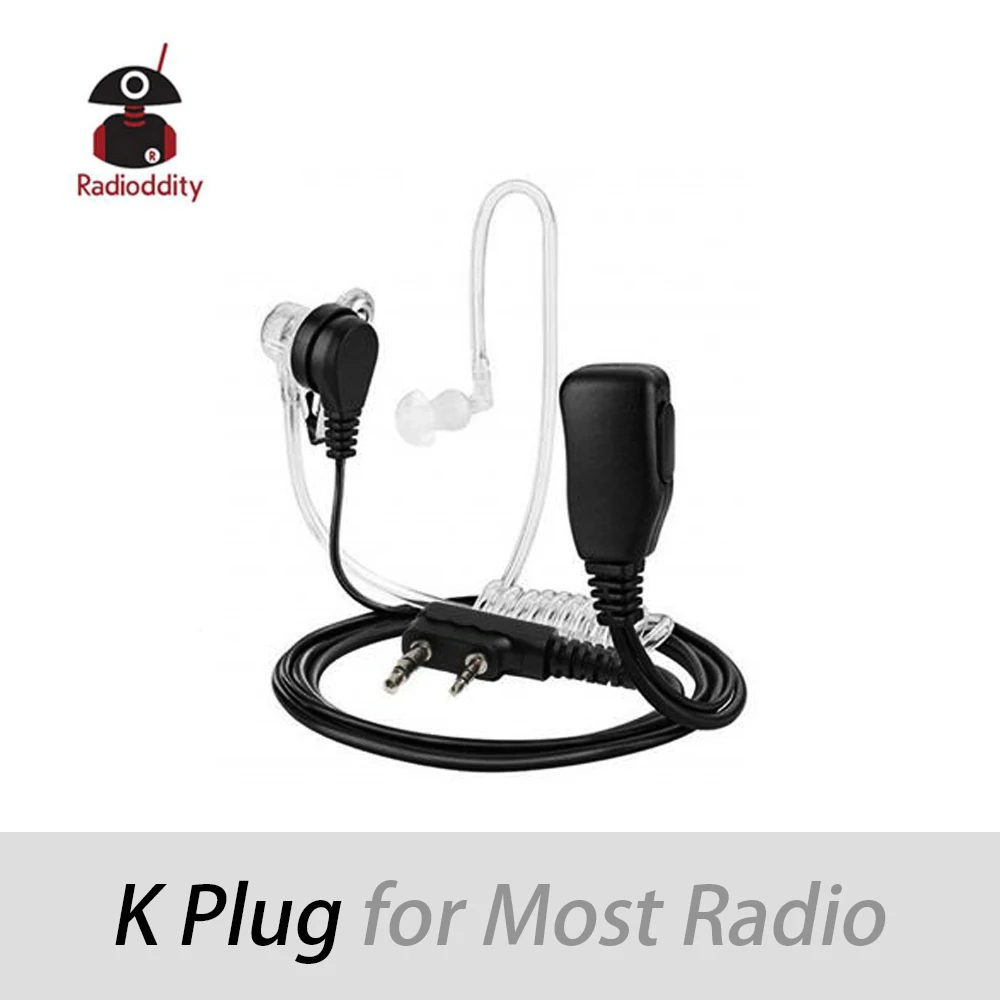 Радиоприемник 2 Pin скрытая Акустическая трубка радиоприемник для Baofeng 888S|Запчасти