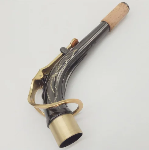 Новый высококачественный альт саксофон латунь шейный Sax Профессиональный