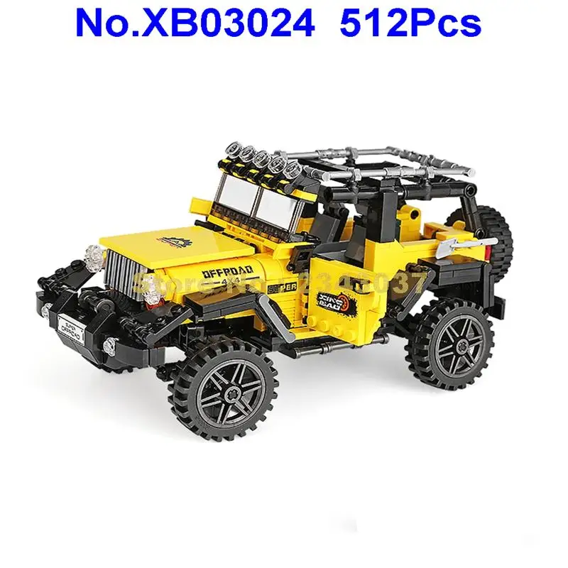 Xb03024 512 шт. внедорожник автомобиль строительные блоки 2 игрушки | Игрушки и хобби
