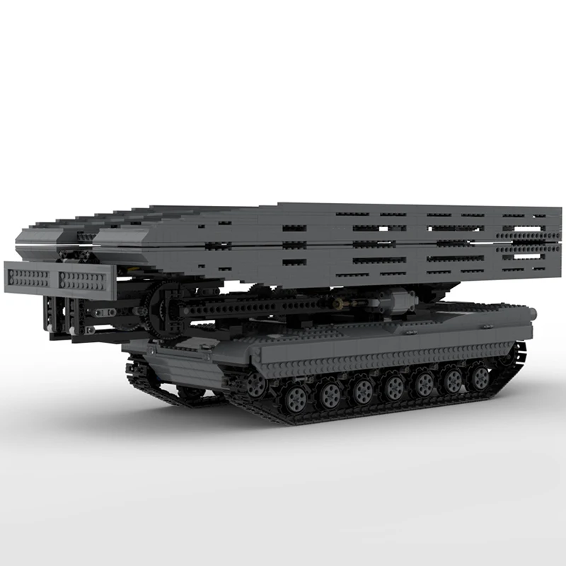 

Военный танк MOC, полный трек, базовый мост, слой, строительные блоки, транспортные средства, кирпичи, модель, хобби, коллекционная игрушка
