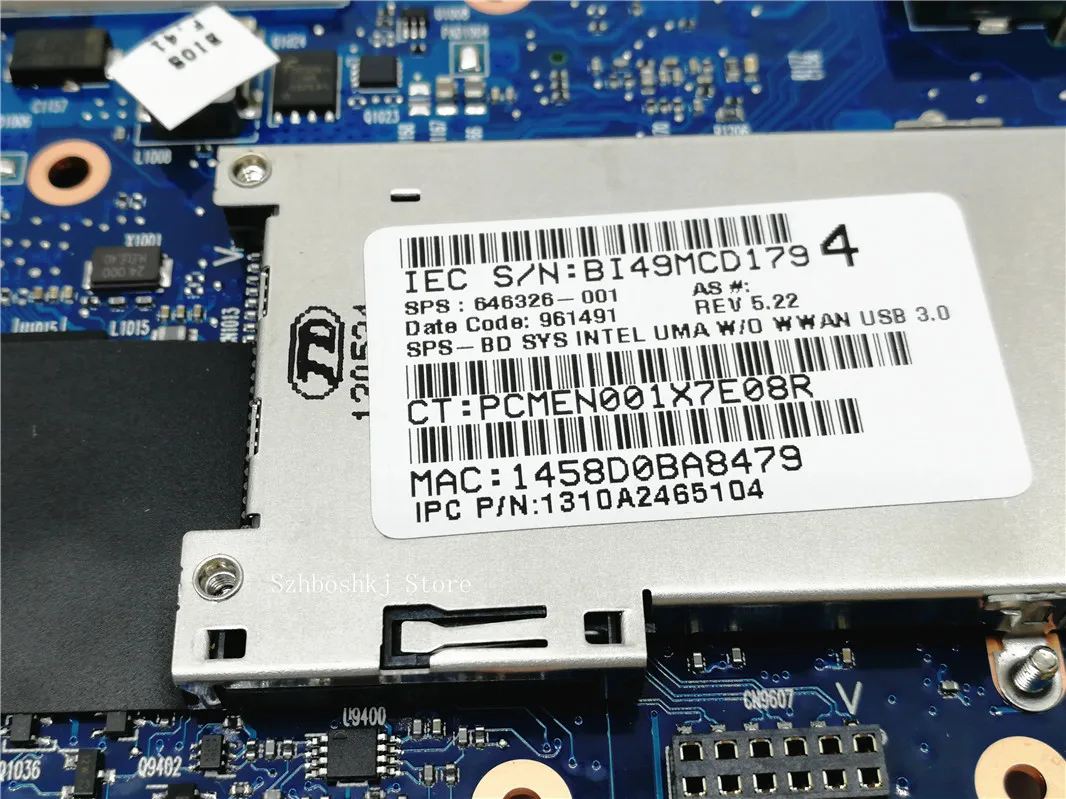 646326-001 Материнская плата ноутбука для hp PROBOOK 4430S 4330S Материнская плата ноутбука ПК системная плата Протестирована Работа