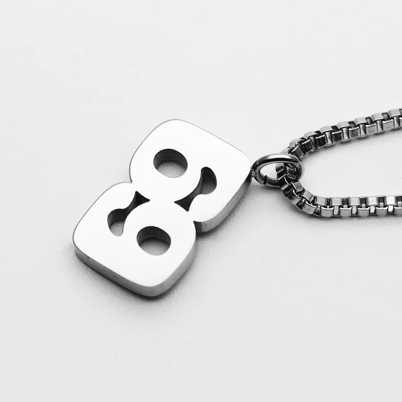 Мужской хип хоп из нержавеющей стали 69 пильный номер рэпер кулон ожерелья