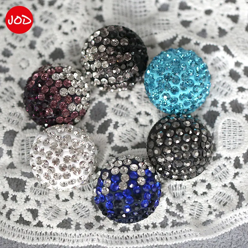 25 мм полимер глина Стразы пуговицы для одежды хвостовик ручка пальто куртка