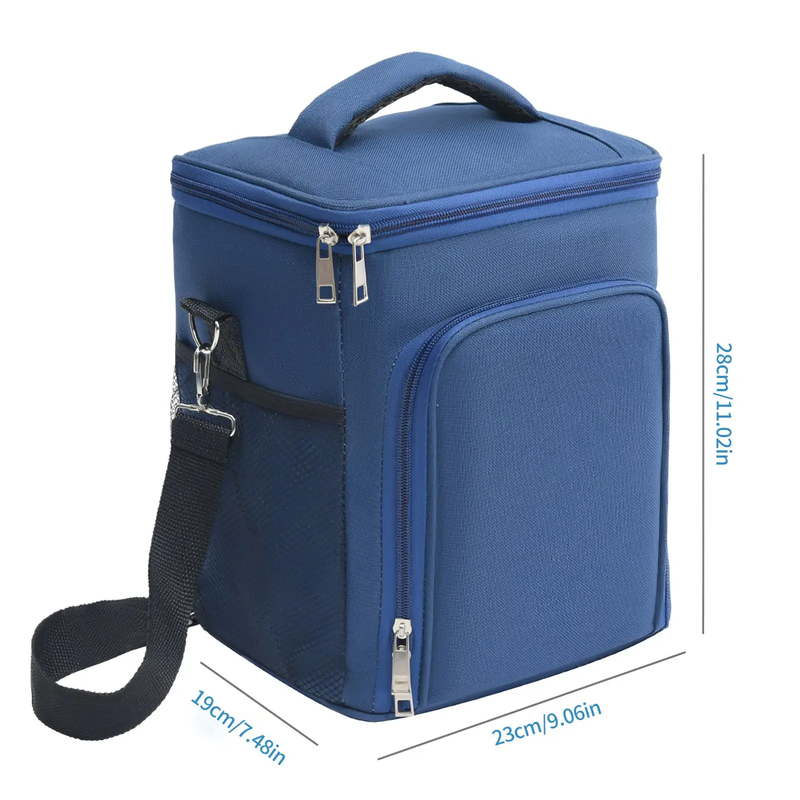 

1000ml Portable Lunch Bag New Thermal Insulated Lunch Box Tote Handbag Bento Pouch Dinner Container School Food Storage Bags