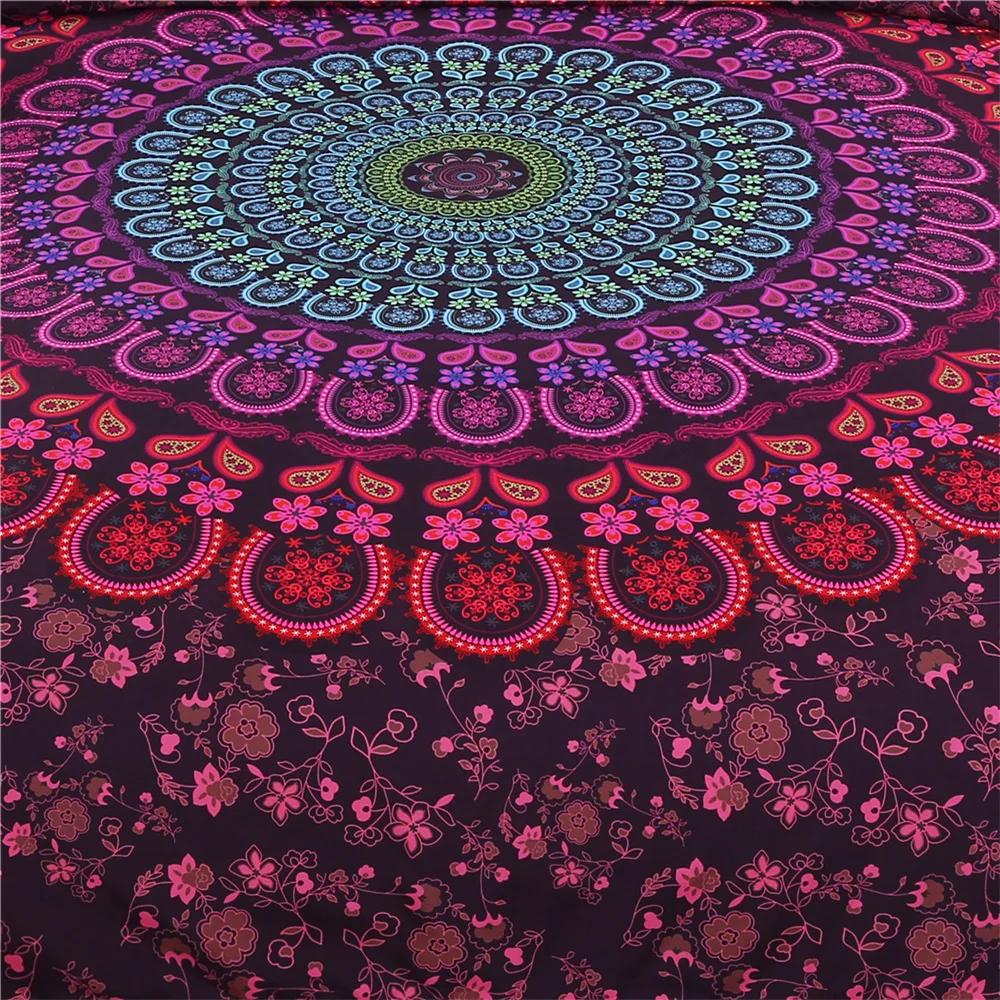 

2021 Bedding hot style Bohemian Quilt Set 4 Piece 3D