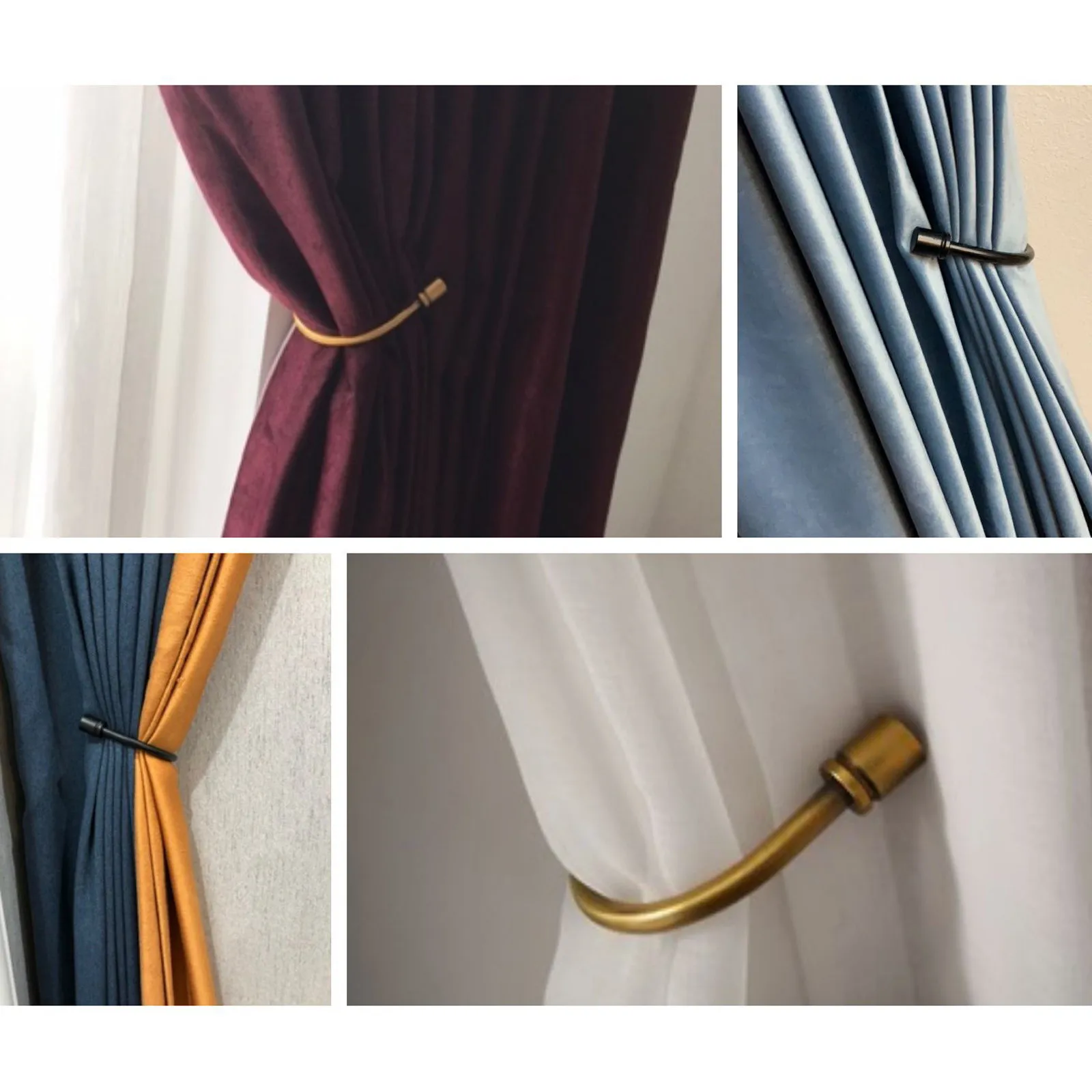 2 шт./компл. держатель для штор крючки драпировки декоративный крючок