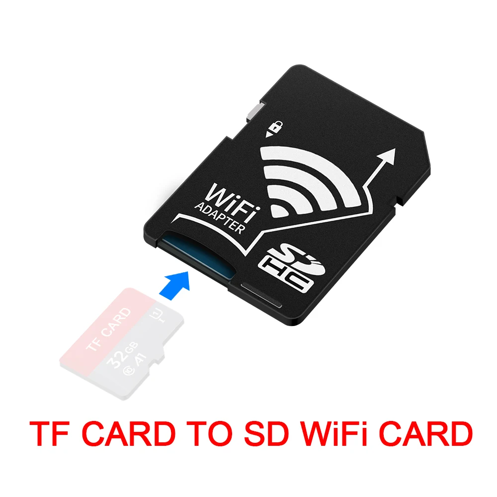 Rocketek Micro SD TF для CF/SD Wifi устройство чтения карт памяти адаптер MicroSD SDHC компактной