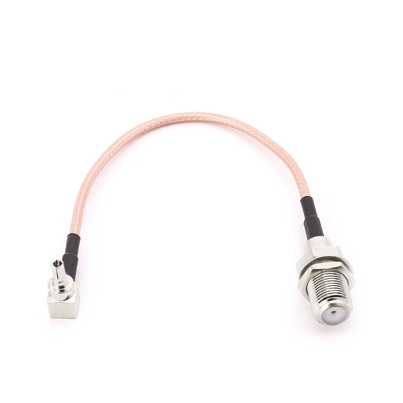 

Male Right Angle RG316 Pigtail Cable 15cm For Modem F Type Female Jack To CRC9