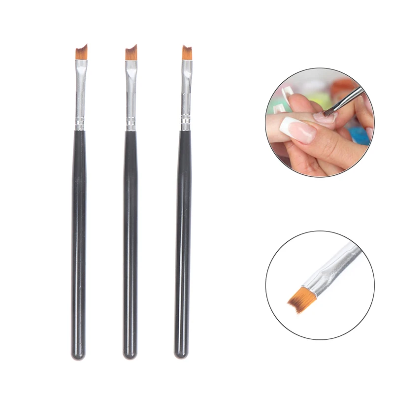 

French Tip Nail Brush Half Moon Shape Painting Drawing Pen Nail Art Tool