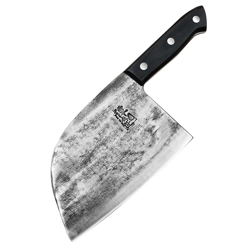 Ручной Кованый кухонный нож бытовой для нарезки мяса очень быстрый Острый из