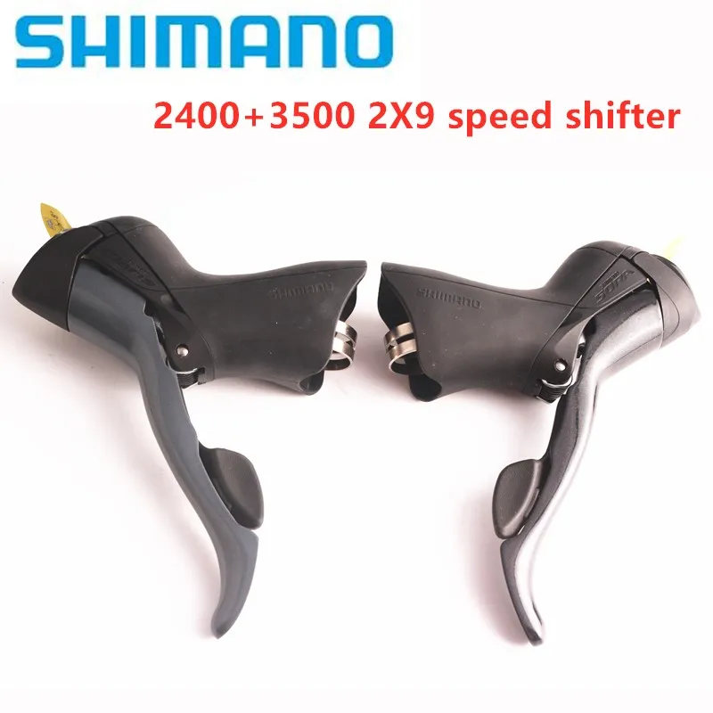 Shimano Оригинал кларисс 2400 Сора 3500 STi 2x9 скоростей Road Left Right двойные рычаги для