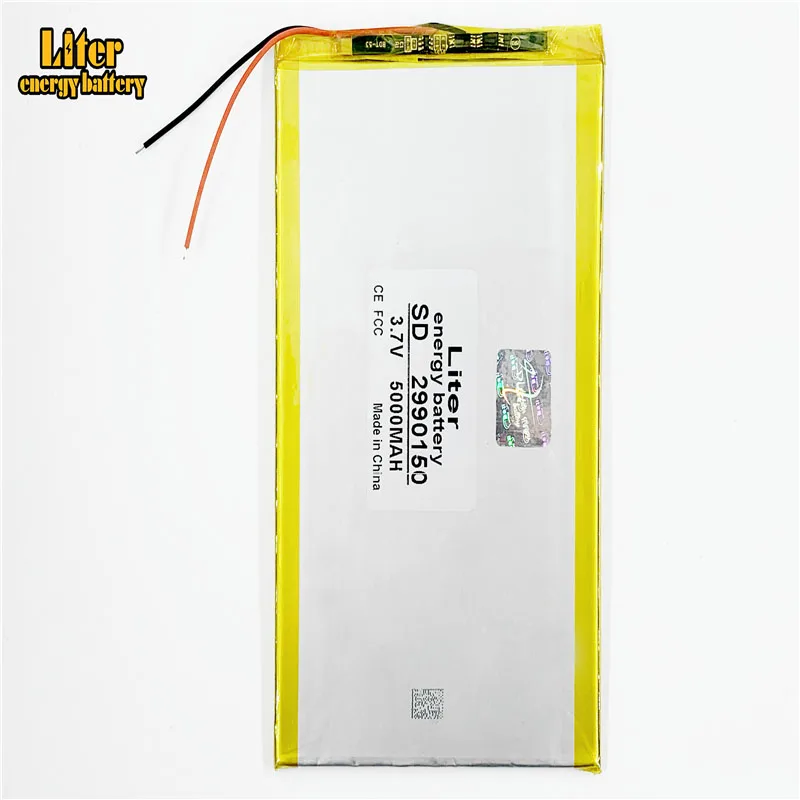 

2990150 3.7V 5000MAH 7,8,9 inch tablet PC lithiumion With High Quality tablet battery