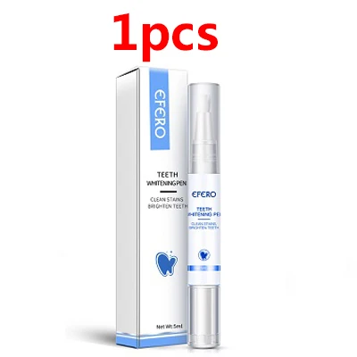 A-1PCS EFERO отбеливающая ручка для чистки зубов зубной налет пятна стоматологический инструмент гигиена полости рта гель для отбеливания зубов отбеливающий для зуб отбеливающая сыворотка ручка - Цвет: A-1PCS