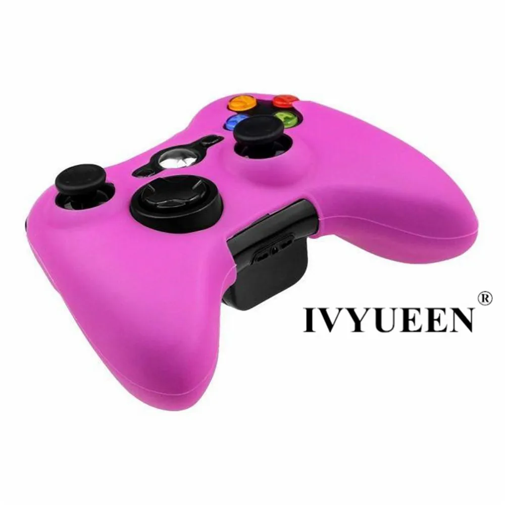 IVYUEEN 20 цветов мягкий силиконовый защитный чехол для microsoft Xbox 360 проводной/беспроводной контроллер аналоговые палочки крышки