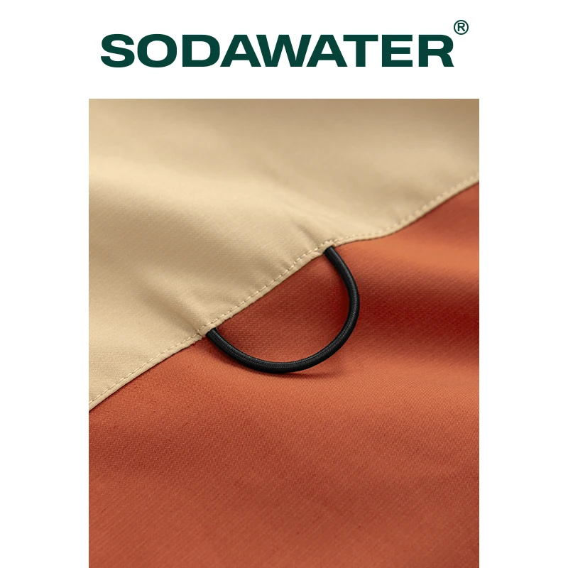 

SODAWATER Harajuku Vintage Multi- pockets Cargo Vest Men 2020 Japan Style Thin Color Block Zipper Vest Jacket Men 2048S20