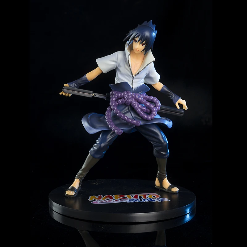 Экшн-фигурка Naruto Uchiha сасуке Шаринган анимационные периферийные модели из ПВХ для