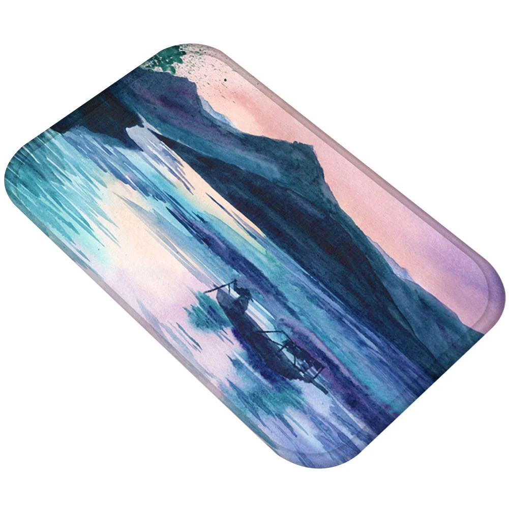 40x60 см красивый Ландшафтный дизайнерский напольный коврик входной