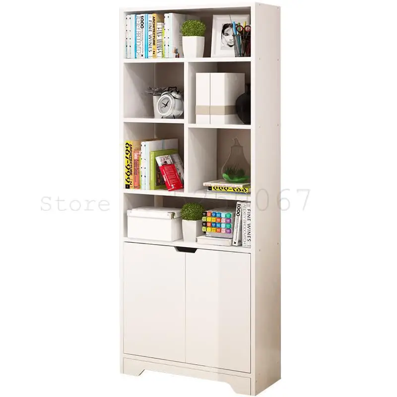 Книжная полка простая полочка студенческий книжный шкаф простой современный для