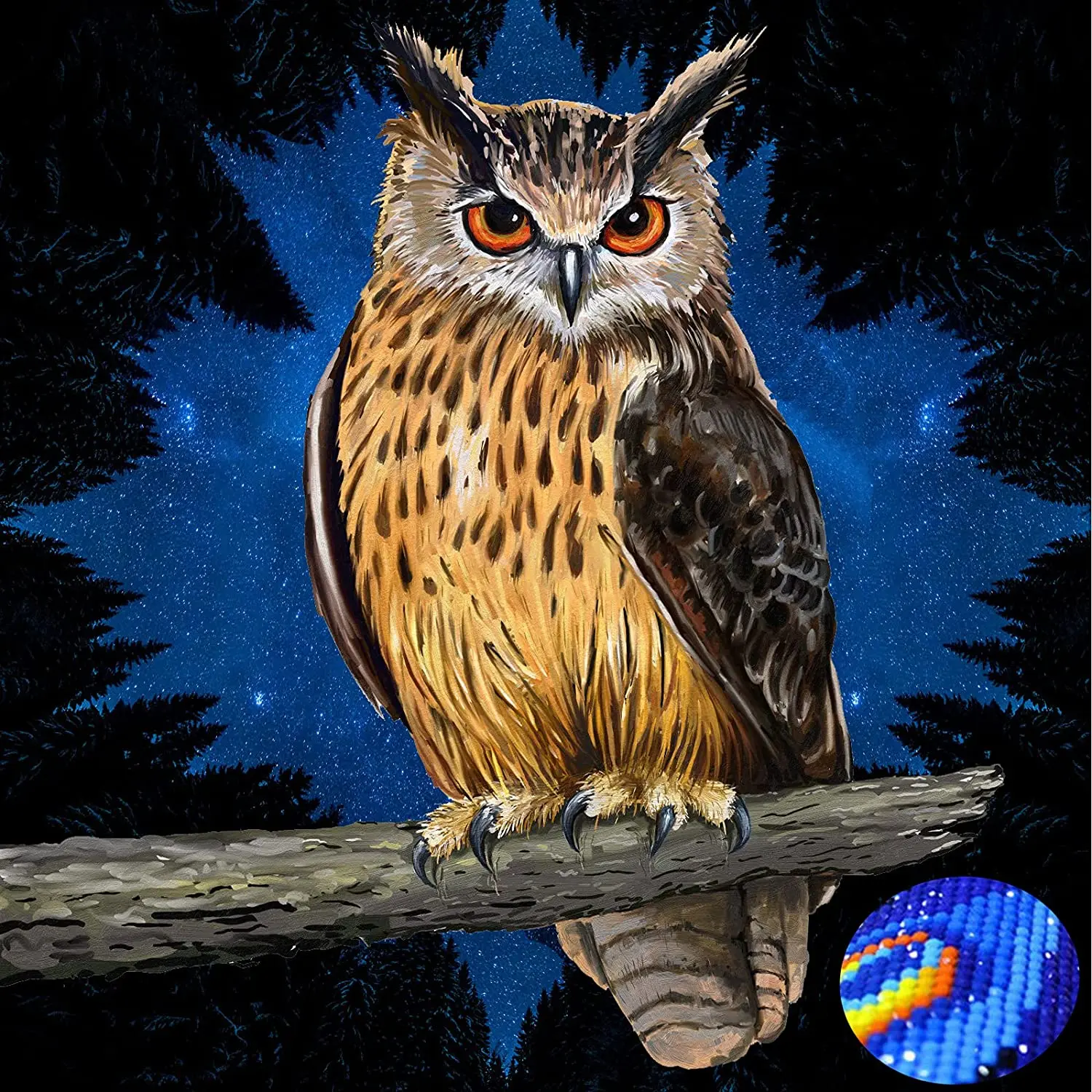 

5D Diamond Painting Kits for Adults Kids Owl DIY Full Drill Rhinestone Diamond Dotz Accessories for Home Decor Wall Decor