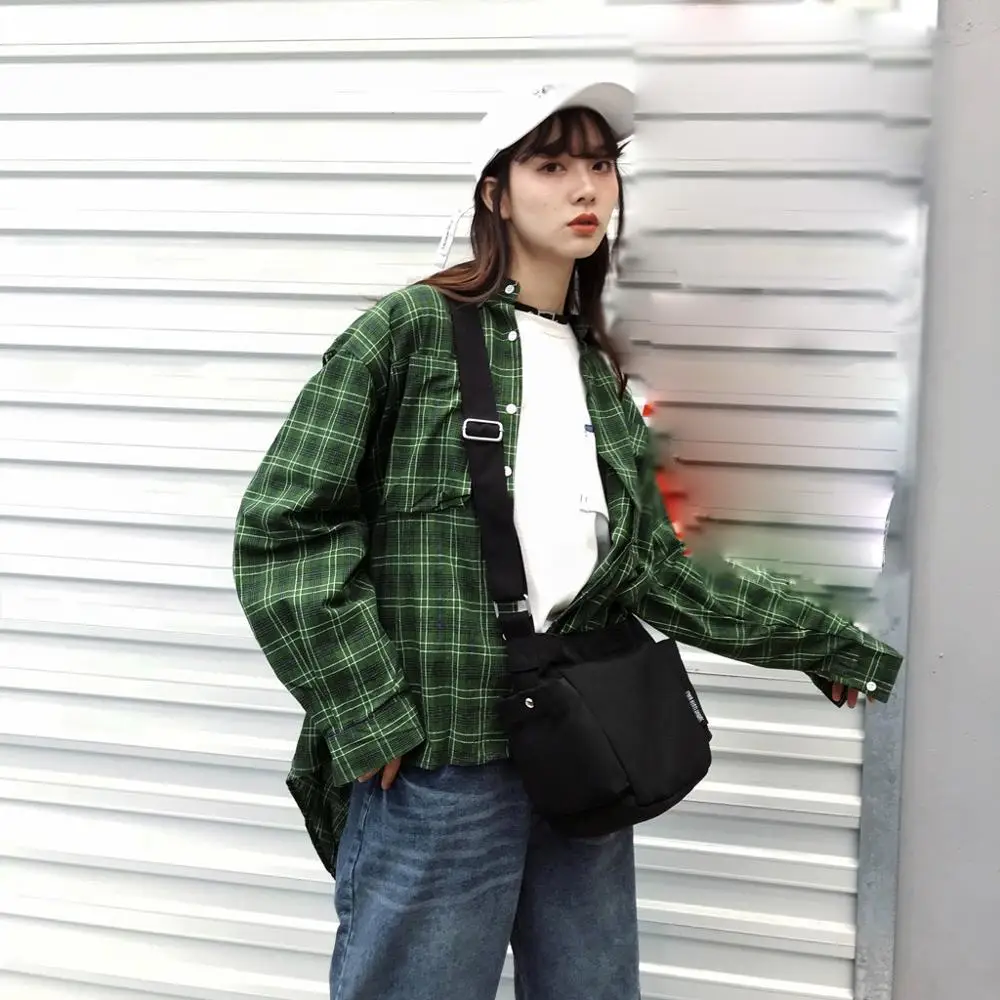 Сумка мессенджер холщовая унисекс многофункциональная простая повседневная