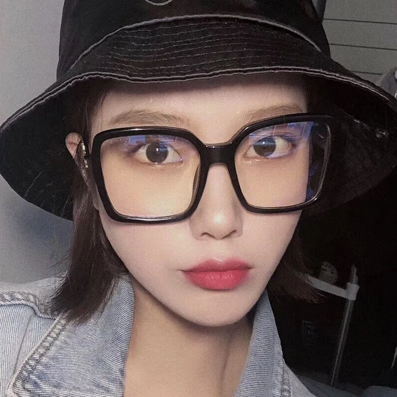 QPeClou 2020 новые большие брендовые квадратные оптические очки с оправой для женщин и