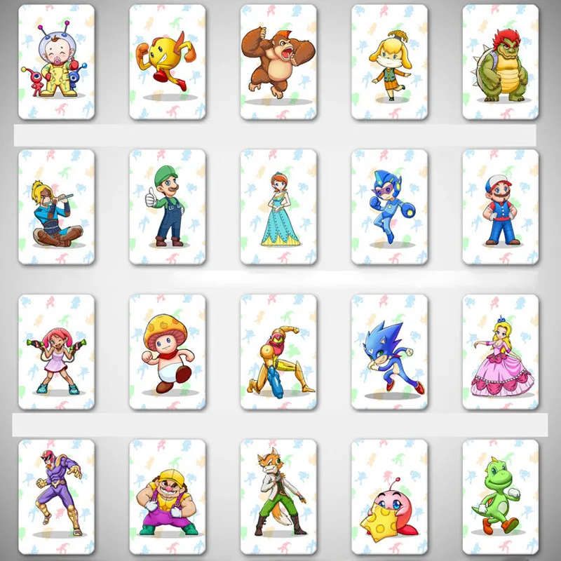 Совместимые 23 NFC игровые карты для Amiibo Botw Mipha Link Switch Zelda break Of The Wild Super Mario Cart 8 Odyddey Splatoon 2