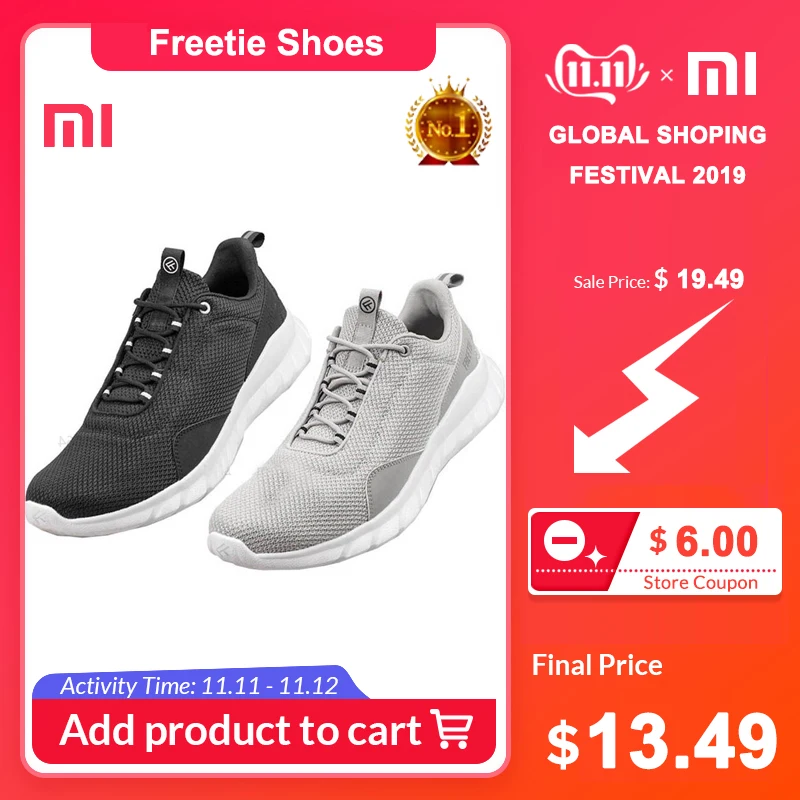 Xiaomi Mijia FREETIE спортивная обувь легкая проветриваемая эластичная трикотажная