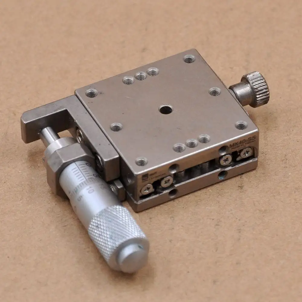 

Taiwan GMT MX40-SS optical manual precision fine-tuning sliding table linear guide type stainless steel mixing table 40 * 40mm