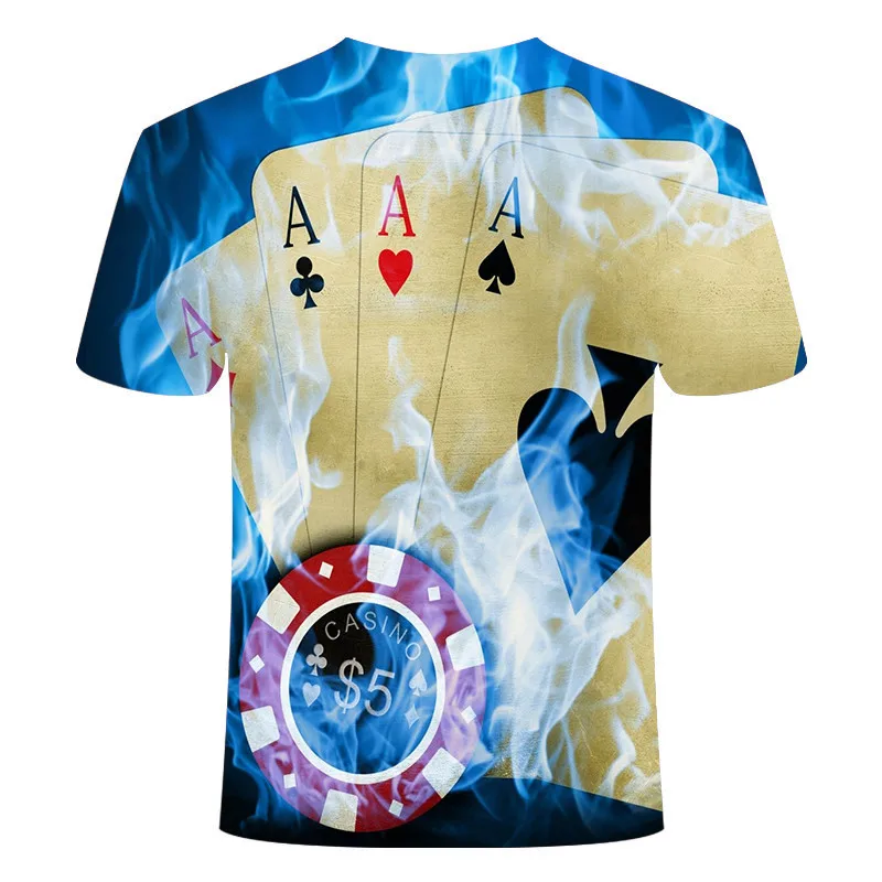 

The latest popular 3D printing men's T-shirt lovers short sleeve t-shirt men's and women's fashion personality top