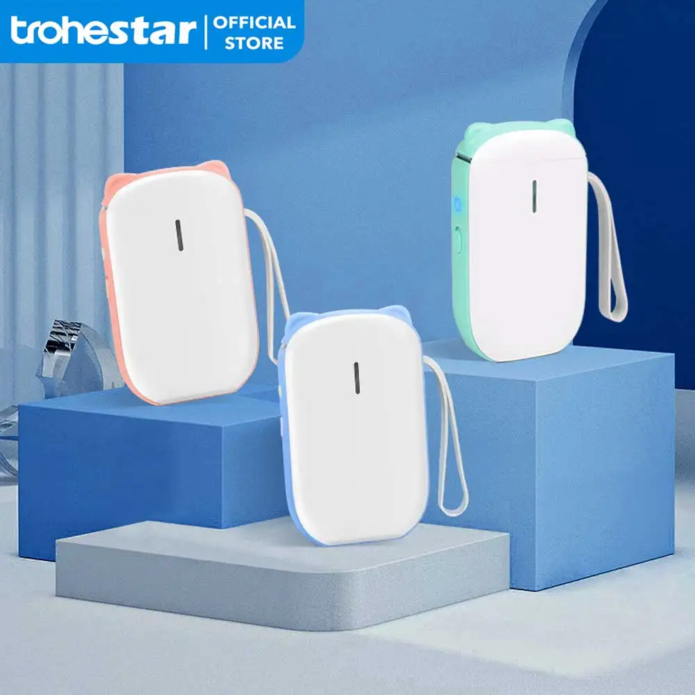

Wireless Label Printer Portable Pocket Label Printer Portable Bluetooth Thermal Label Printer Fast Printing Home Office Use