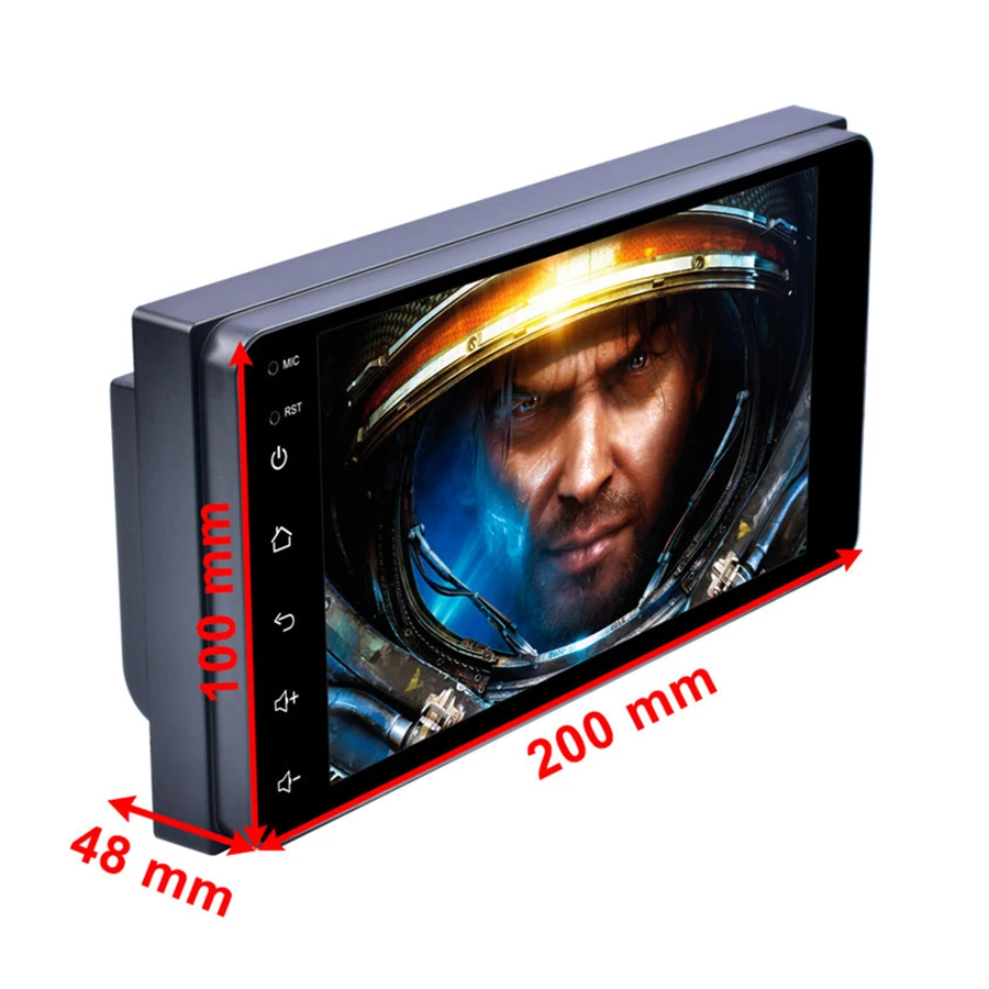 Автомобильный mp5-плеер 7-дюймовый Android 8 1 сенсорный экран четырехъядерный Wi-Fi