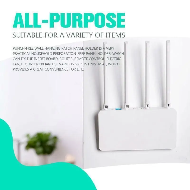 Перфорация на стене патч Панель держатель настенная кабельная держатели Не