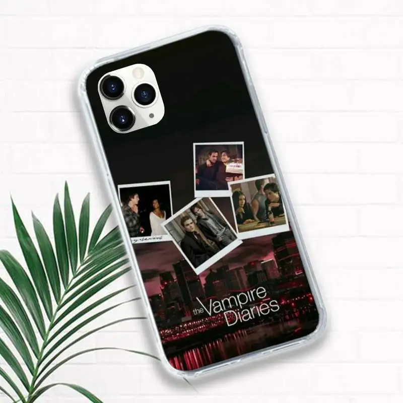 

The Vampire Diaries TV series Phone Cases for iPhone 11 12 pro XS MAX 8 7 6 6S Plus X 5S SE 2020 XR Luxury brand funda coque