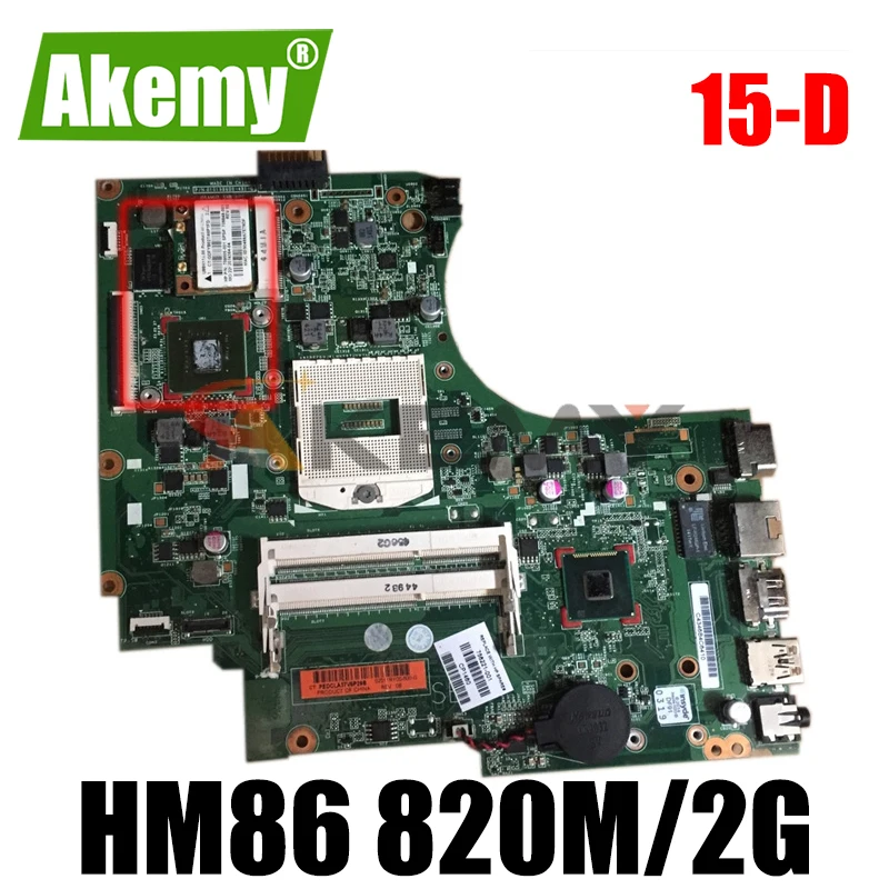 756221-001 756221-501 756221-601 для HP 15-D материнская плата 15-D101TX 250 HM86 820M/2G 100% полностью
