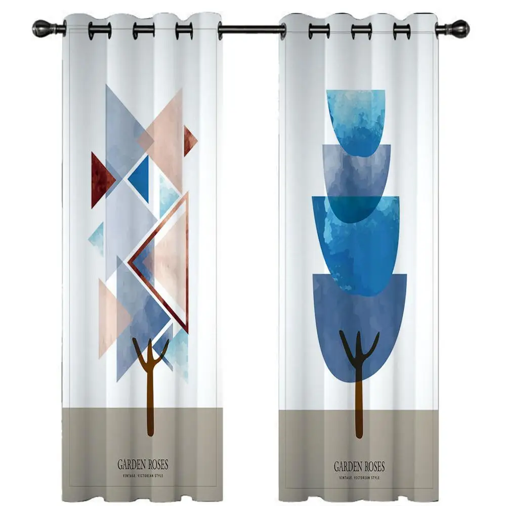 Недорогие Новые товары 2020 затемняющие шторы для гостиной Geomet декоративные