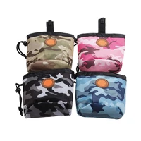 camouflage pet dog puppy pouch walking food treat snack bag agility bait training pockets waist storage holder pets accessories