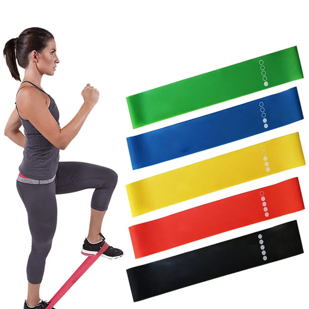 

5Pcs Fitness Resistance Bands Latex Exercise Loop Rubber Bands for Workout Stretching Glutes Yoga Crossfit Home Equipment Tools