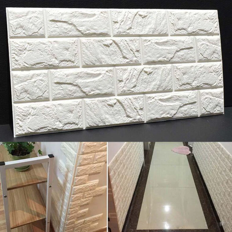 DIY 3D стены Стикеры s самоклеющиеся пены кирпич для декора комнаты обои декор стен