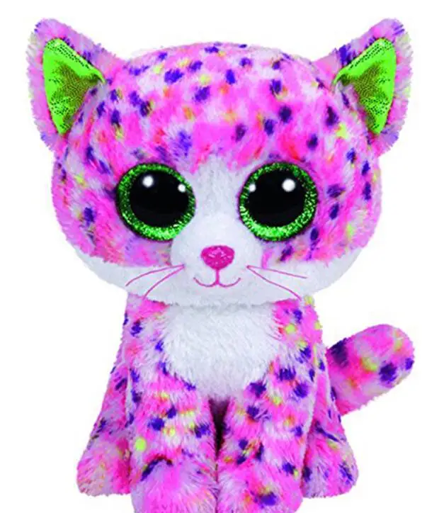 Pink Polka Dot Ty Cat плюшевые игрушки куклы чучело " 15 см - Цвет: Pink Polka Dot