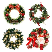 christmas wreath red berry christmas ball bubble wreath hanging wall decor 2022 christmas decorations for home