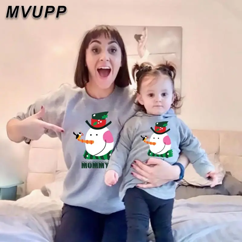 MVUPP/Семейные комплекты Рождественская Толстовка толстовка для папы мамы и меня